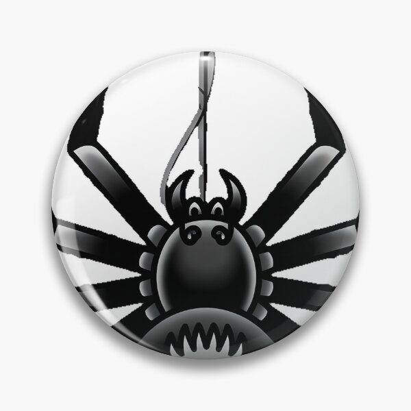Item preview, Hanging Spider Tattoo Flash designed and sold by IllumeInk.