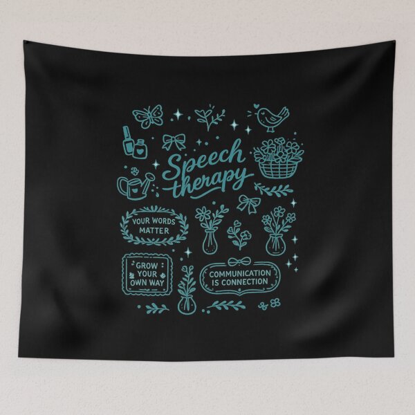 Item preview, Speech Therapy Floral Design - Your Words Matter Communication Is Connection - Speech Pathologist Gift SLP Graduation designed and sold by onlymagic8k.