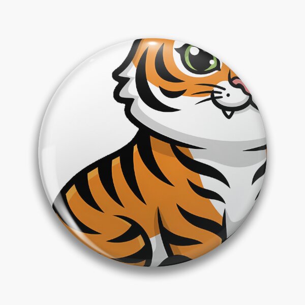 Item preview, Sitting Tiger Emoji Icon designed and sold by pumsquare.