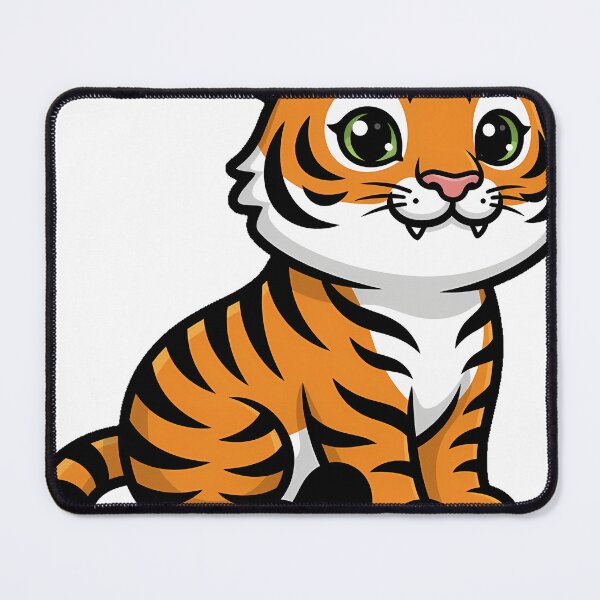 Item preview, Sitting Tiger Emoji Icon designed and sold by pumsquare.