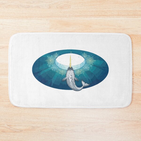 Item preview, Magical Narwhal Glowing Tusk Frost Circle designed and sold by Arc2020.