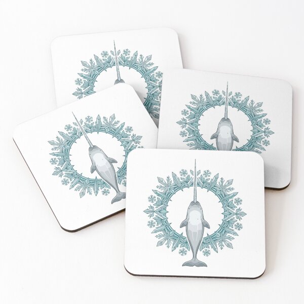 Item preview, Geometric Narwhal Ice Hole Arctic Minimalist Art designed and sold by Arc2020.