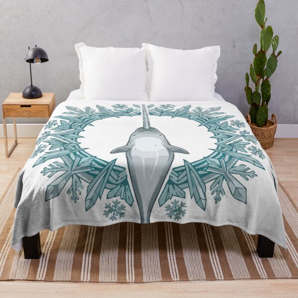 Item preview, Geometric Narwhal Ice Hole Arctic Minimalist Art designed and sold by Arc2020.
