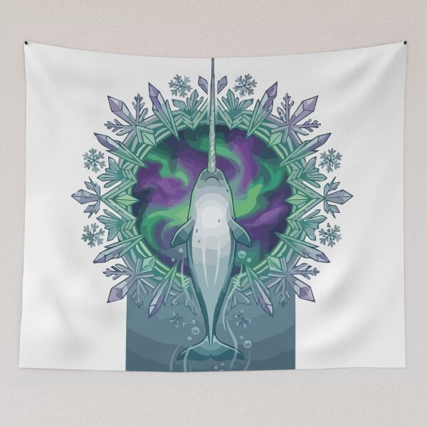 Item preview, Cosmic Aurora Narwhal Arctic Ice Hole designed and sold by Arc2020.