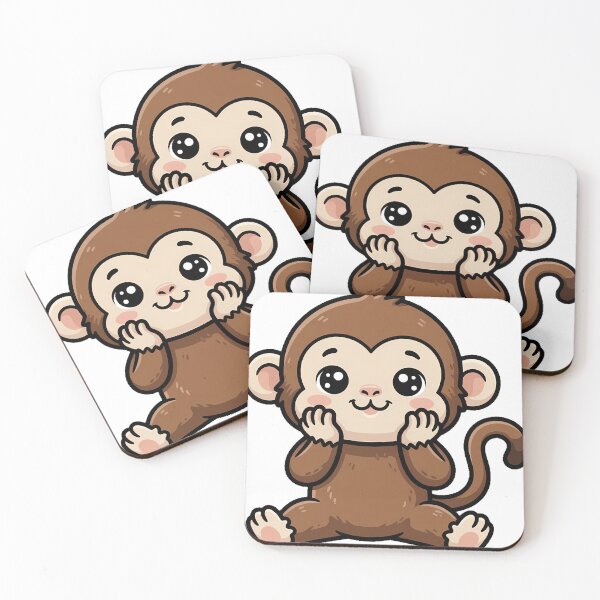 Item preview, Curious Monkey Emoji Icon designed and sold by pumsquare.