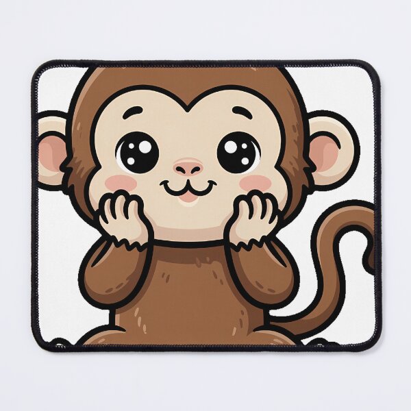 Item preview, Curious Monkey Emoji Icon designed and sold by pumsquare.