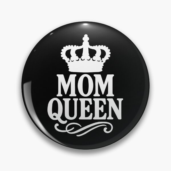 Artikelvorschau, Mom Queen – Vintage Krone Statement Design entworfen und verkauft von Pineapple-Tree.