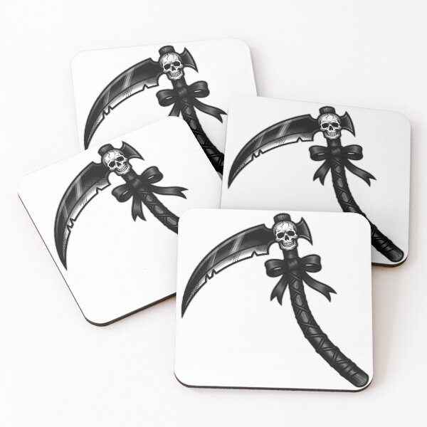 Item preview, Grim Scythe Tattoo Flash designed and sold by IllumeInk.