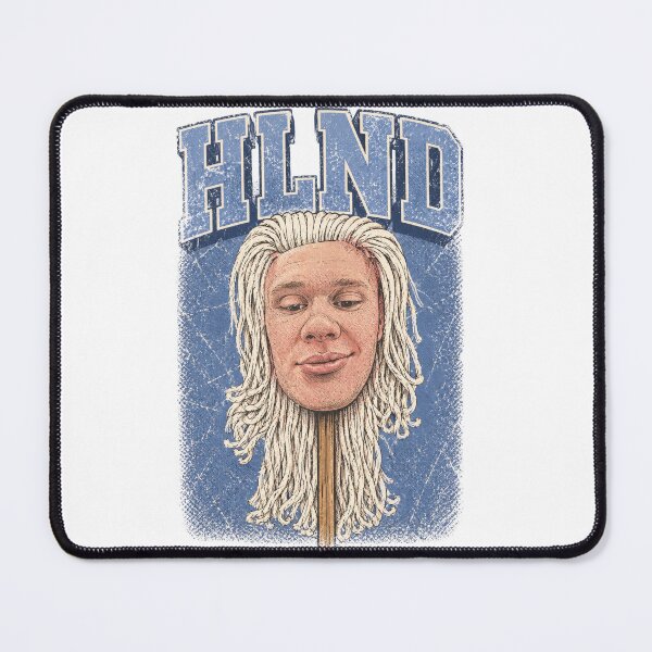 Item preview, Erling Haaland Mop Meme HLND Retro Shirt designed and sold by darkdotsdesigns.