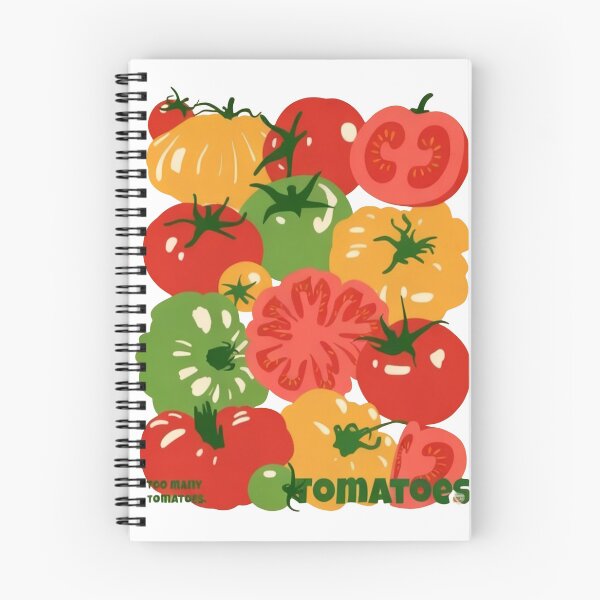 Item preview, Too Many Tomatoes Retro Kitchen Art designed and sold by ArtisticAveni.