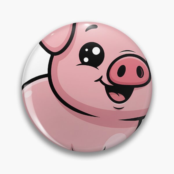 Item preview, Pink Pig Emoji Icon designed and sold by pumsquare.