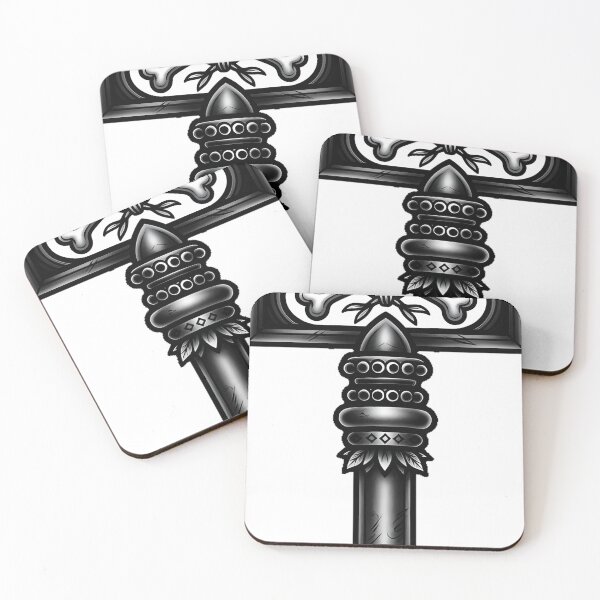 Item preview, Skeleton Key Tattoo Flash designed and sold by IllumeInk.