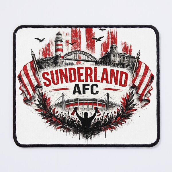 Item preview, Sunderland AFC Fan Art | Stadium of Light Vintage Football Supporter Design designed and sold by GarnerSupplyCo.