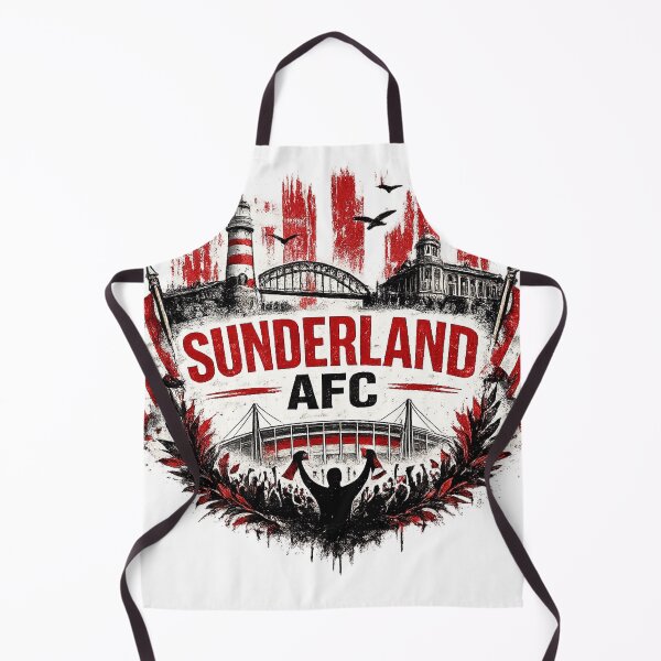 Artikelvorschau, Sunderland AFC Fan-Kunst | Vintage-Fußballfan-Design im Stadium of Light entworfen und verkauft von GarnerSupplyCo.