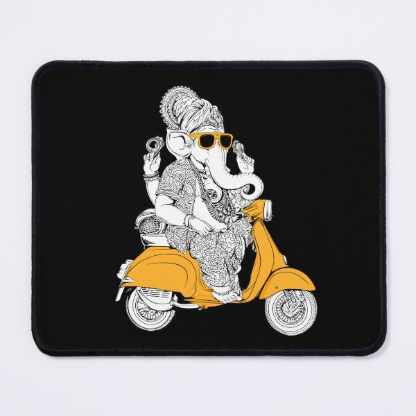 Item preview, Cool Vintage Orange Scooter Elephant Rider Pop Art designed and sold by PANNARUK THAILAND.