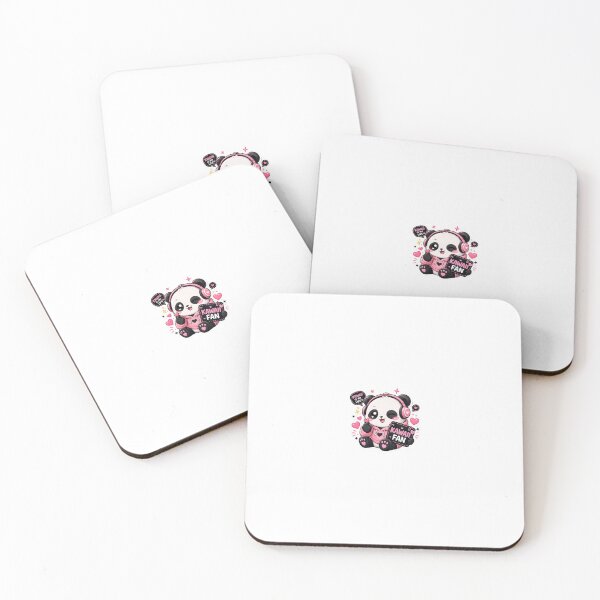 Item preview, Kawaii Panda Sticker | Cute Panda with Headphones | Anime Aesthetic Die-Cut Sticker designed and sold by  PixelPop Studio.
