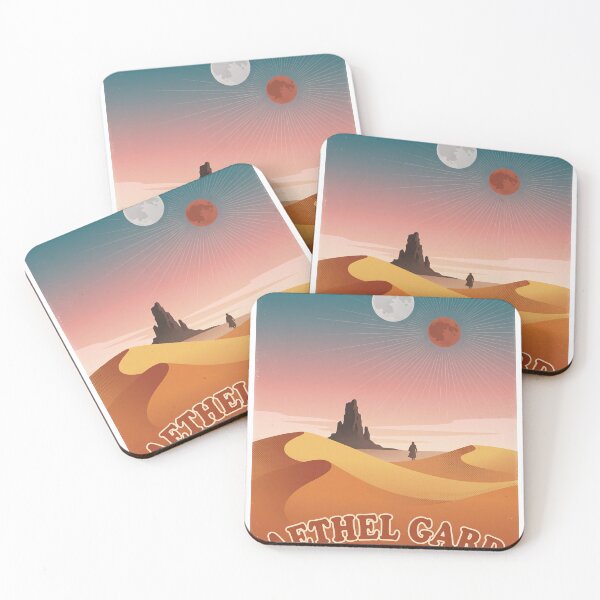 Item preview, Aethel Gard Cosmic Desert Travel Poster designed and sold by EliasMan.