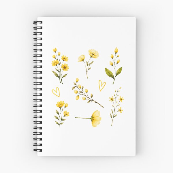 Item preview, Kawaii Yellow Flowers Set  designed and sold by madebyjulia7.
