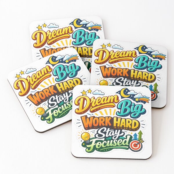 Item preview, Dream Big Work Hard Stay Focused designed and sold by procreativefox.