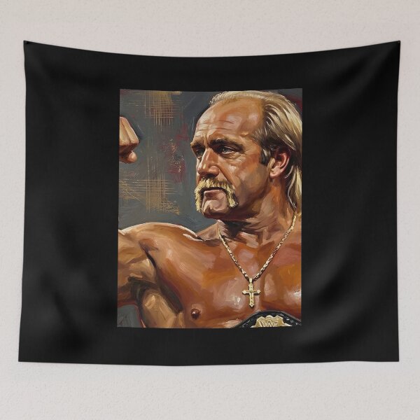 Item preview, Hulk Hogan Oil Painting designed and sold by maretsad.