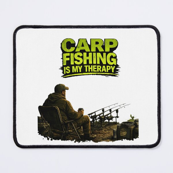 Item preview, Carp Fishing Is My Therapy Funny Angler Design designed and sold by Fishing iq.
