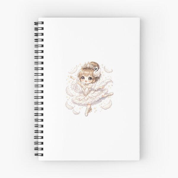 Item preview, Cute Swan Ballet Doll Kawaii Sticker designed and sold by blossomfun.