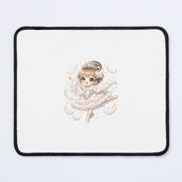 Item preview, Cute Swan Ballet Doll Kawaii Sticker designed and sold by blossomfun.