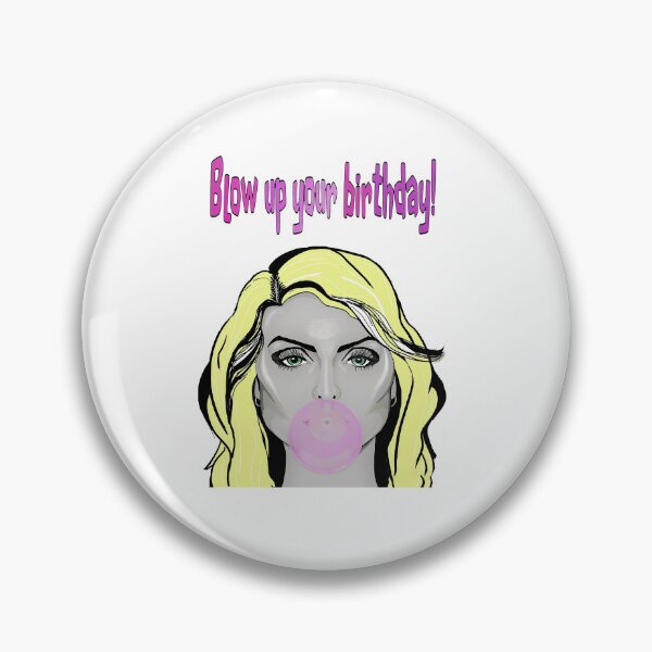 Item preview, Blow Up Your Birthday Blondie designed and sold by JackyMirenden.