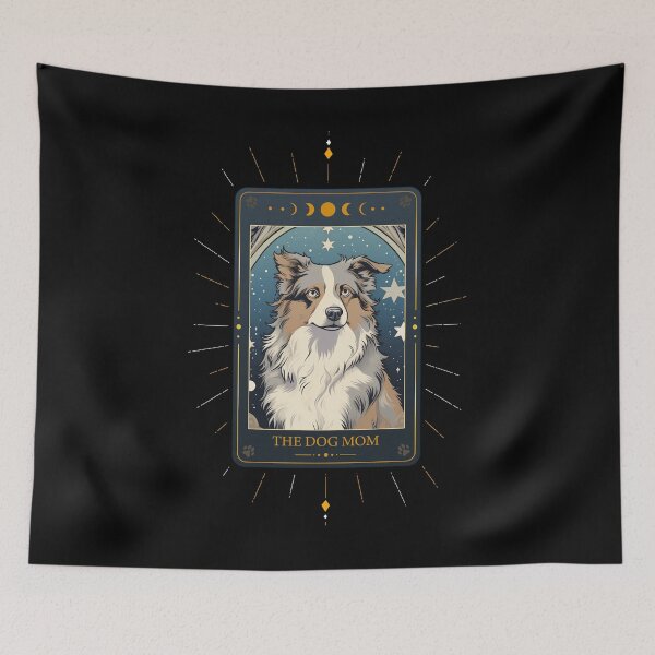 Item preview, Funny Australian Shepherd Tarot Card Dog Mothers Day Mom designed and sold by rafaeltto.