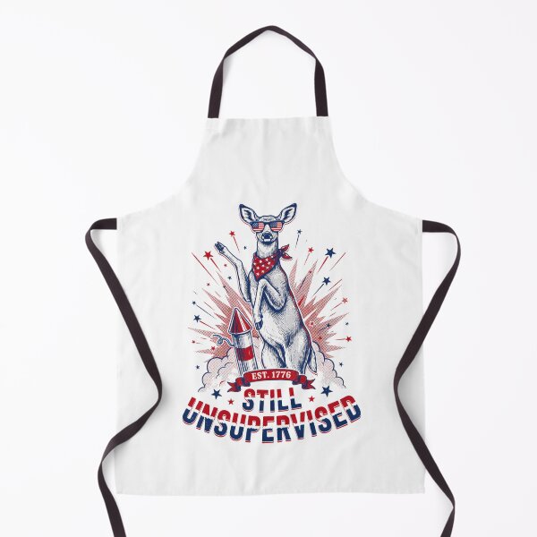 Item preview, Still Unsupervised Patriotic Deer Rocket Est 1776 Tee designed and sold by DarylWelsh2024.