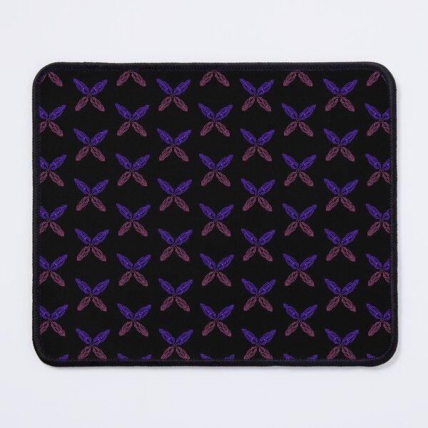 Item preview, Purple Magenta Cross – Abstract Geometric Ornamental Design Black Edition designed and sold by Macramellennias.