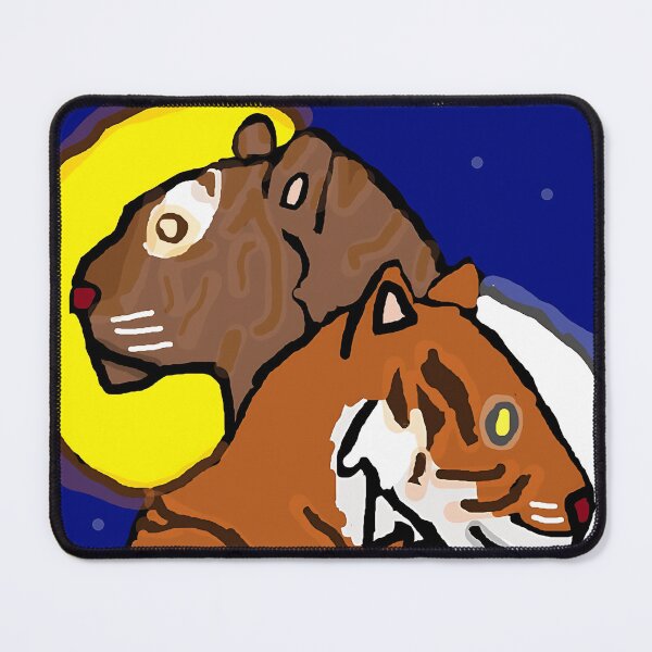 Item preview, Space Tiger Bear Couple designed and sold by MarchaNaKOi.