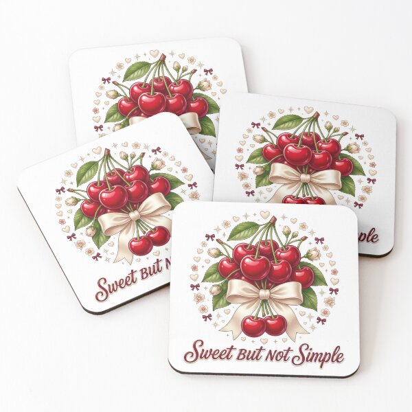 Item preview, Sweet But Not Simple | Cute Cherry Coquette | Vintage Cherry Bouquet Aesthetic designed and sold by Fernhaven.