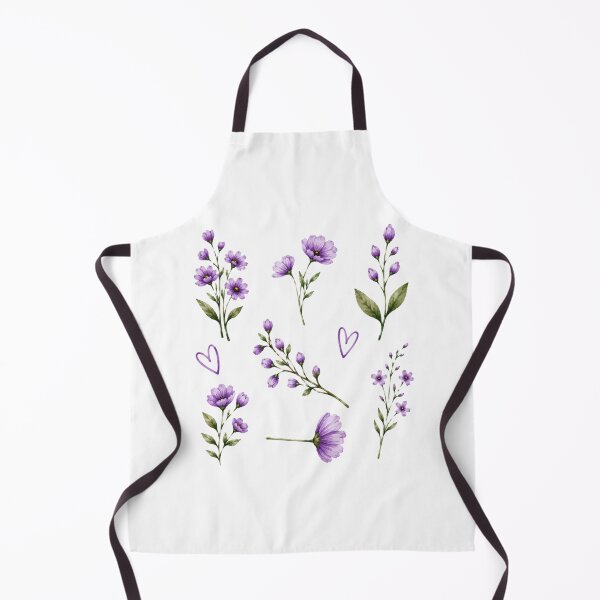 Item preview, Kawaii Purple Flowers Set designed and sold by madebyjulia7.