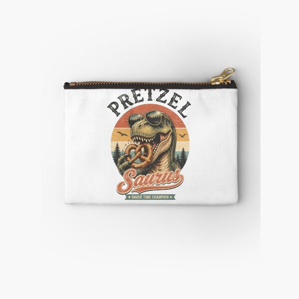 Item preview, Pretzel saurus funny T-Rex eating snack designed and sold by Sixtinebzh.