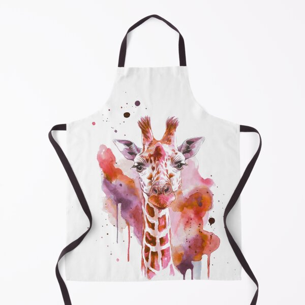 Item preview, Colourful Giraffe Spirit Animal – Animal Watercolour Art designed and sold by calamarisky.