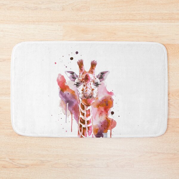 Item preview, Colourful Giraffe Spirit Animal – Animal Watercolour Art designed and sold by calamarisky.