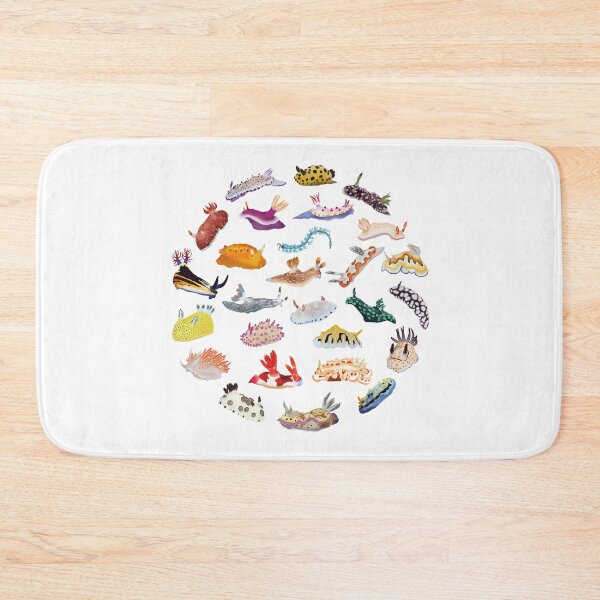 Item preview, Round pattern 27 Nudibranch - sea slug designed and sold by Poulpimousse.