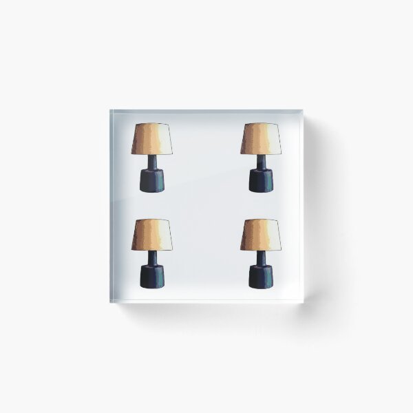Item preview, Cozy Vintage Teal Table Lamp Illustration designed and sold by KaleChub.