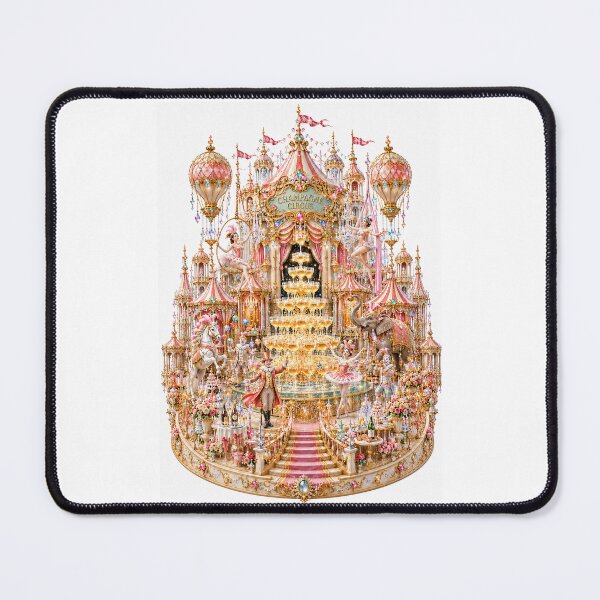 Item preview, Champagne Circus Fantasy – Enchanted Pink Carnival Palace with Champagne Fountain, Clowns & Circus Magic designed and sold by sunbowjp stadio.