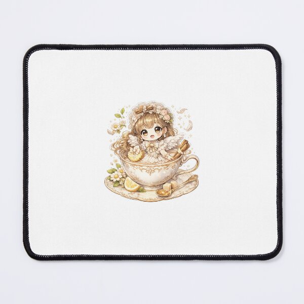 Item preview, Cute Vintage Teacup Doll Kawaii Sticker designed and sold by blossomfun.