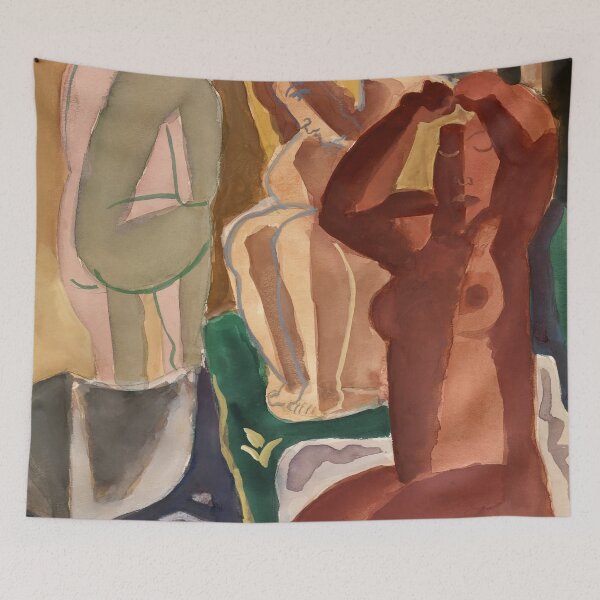 Item preview, Two Bathing Women and a Bridge Figure designed and sold by Craphe.