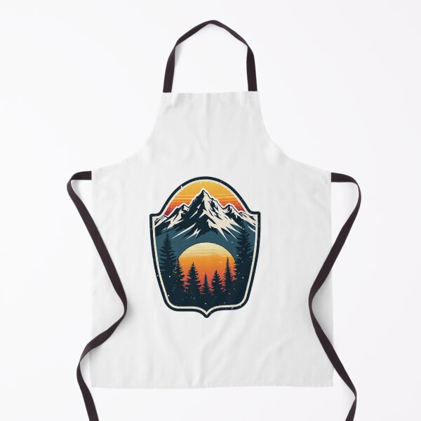 Item preview, Retro Mountain Forest Sunset designed and sold by Everyday Motif.