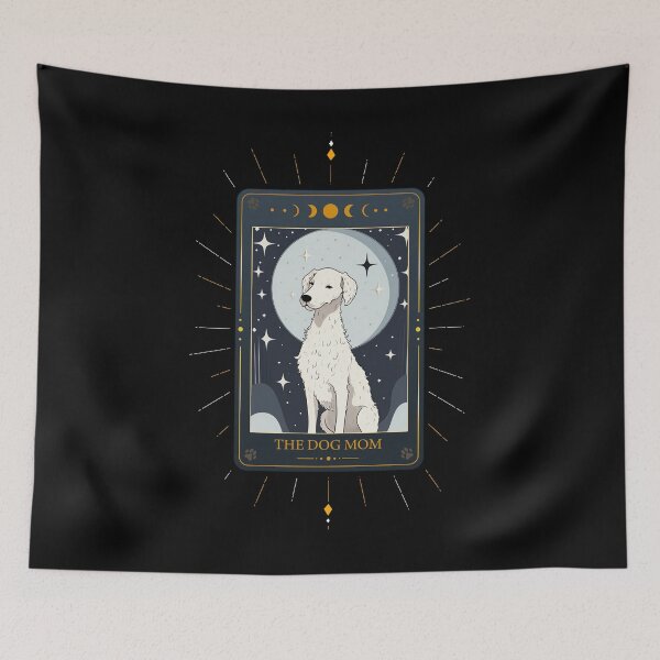 Item preview, Funny Bedlington Terrier Tarot Card Dog Mothers Day Mom designed and sold by rafaeltto.