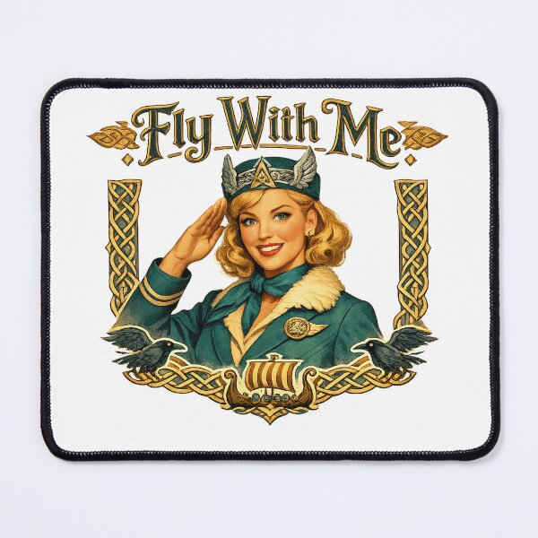 Item preview, Fly With Me Nordic Stewardess designed and sold by darkdesign9.
