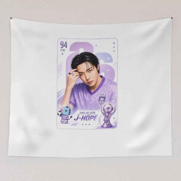 Item preview, J-Hope Soccer Card Shirt, Jung Hoseok Purple Kpop Sport Tee, BTS Fan Art Unisex Shirt, Gift For Army, Comfort Colors Shirt designed and sold by BerryHand.