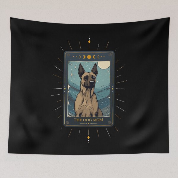 Item preview, Funny Belgian Malinois Tarot Card Dog Mothers Day Mom designed and sold by rafaeltto.