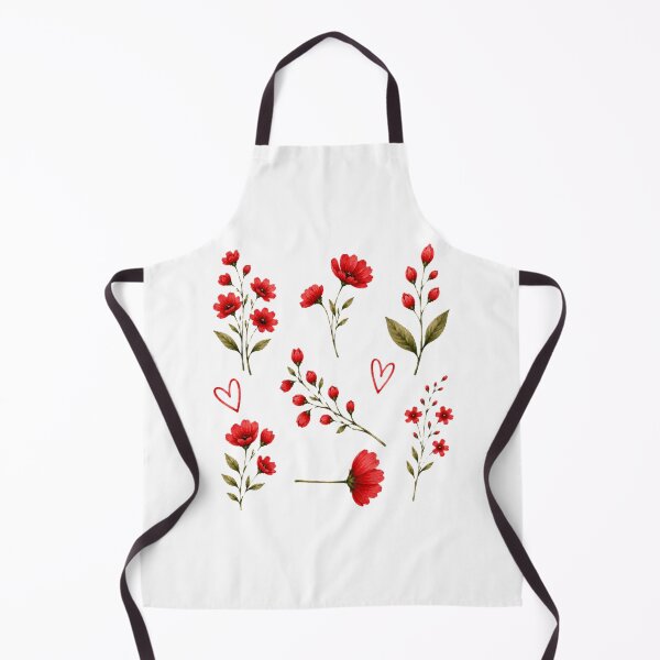 Item preview, Kawaii Red Flowers Set designed and sold by madebyjulia7.