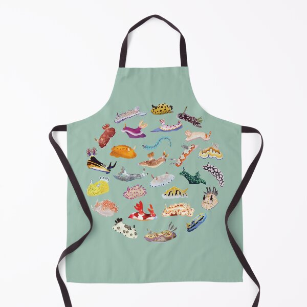 Item preview, Round Pattern Copy 27 Nudibranch - Sea Slug designed and sold by Poulpimousse.