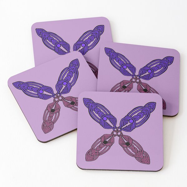 Item preview, Purple Magenta Cross – Abstract Geometric Ornamental Design Lavender  Edition  designed and sold by Macramellennias.